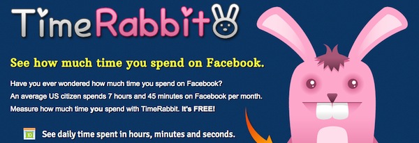 Misurare il tempo trascorso su Facebook con TimeRabbit