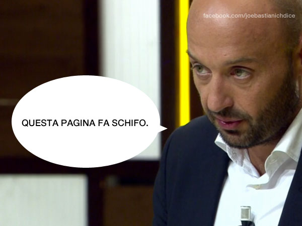 Joe Bastianich Dice, meme del giudice di MasterChef su Facebook