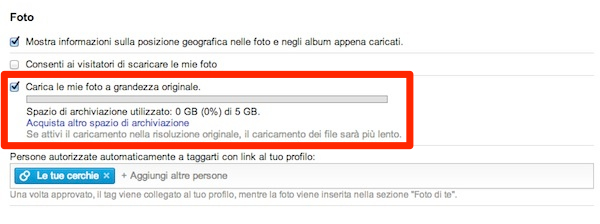 Google+, upload delle foto a piena risoluzione anche da desktop