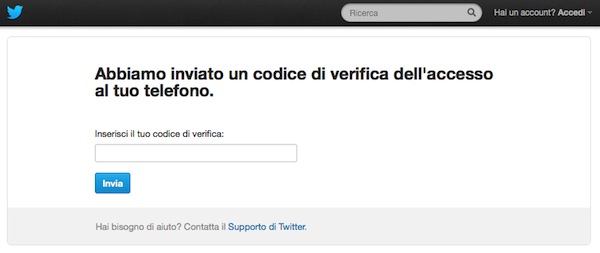 Come rendere più sicuro Twitter con l’autenticazione a due fattori