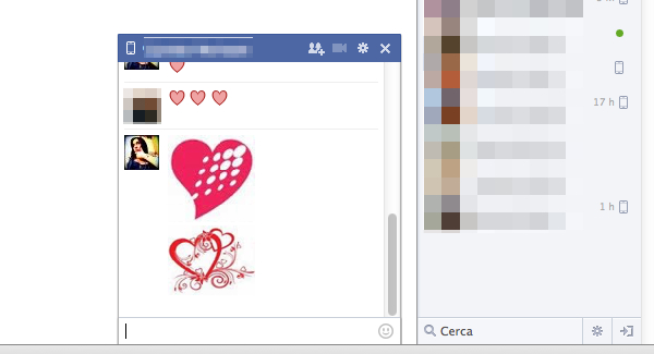 Come fare il cuore su Facebook