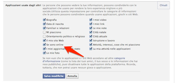 Come risultare sempre offline su Facebook 