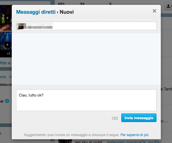 Come chattare su Twitter