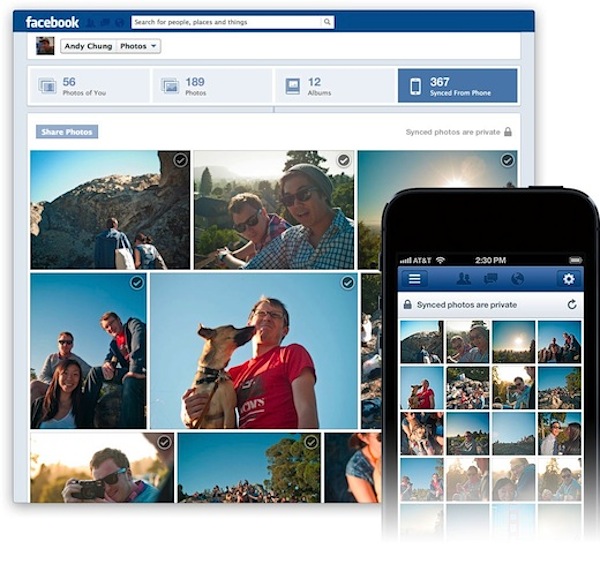Come caricare automaticamente le foto su Facebook da iOS e Android