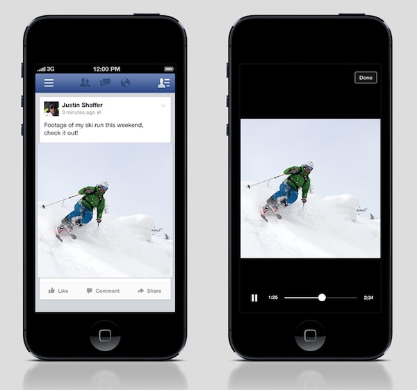 Facebook testa l'autoplay per i video nel News Feed
