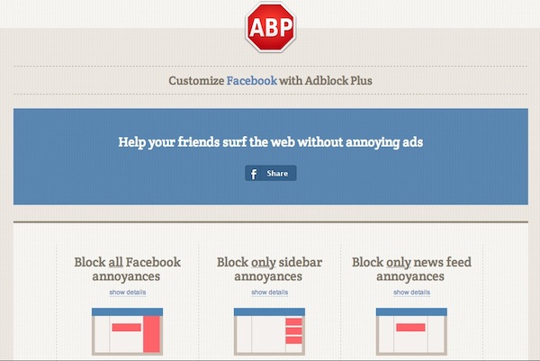 Come bloccare i contenuti Facebook fastidiosi con Adblock Plus