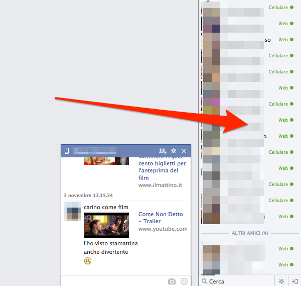 Facebook Chat, come scoprire chi è connesso da mobile e chi da web
