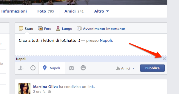 Come disattivare la localizzazione su Facebook