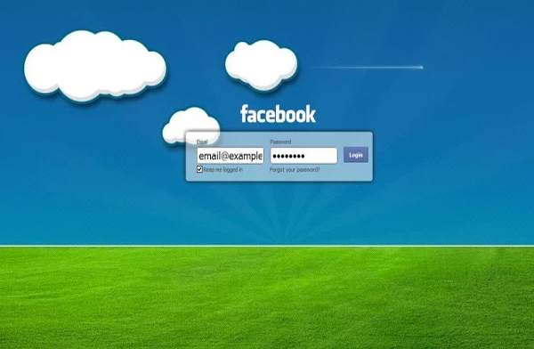 Come cambiare lo sfondo di Facebook login