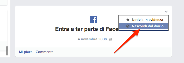 Come nascondere la data di iscrizione a Facebook