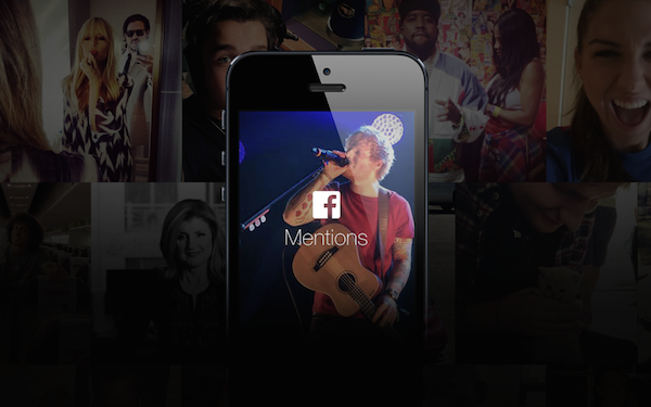 Facebook lancia Mentions, l’app per celebrità e marchi 