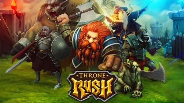 Immagine di presentazione del gioco Throne Rush su Facebook