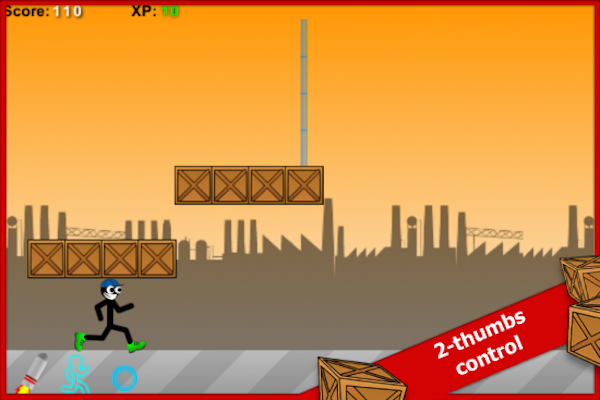 Immagine di presentazione del gioco Stick Run su Facebook