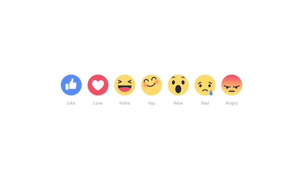 Reactions Facebook