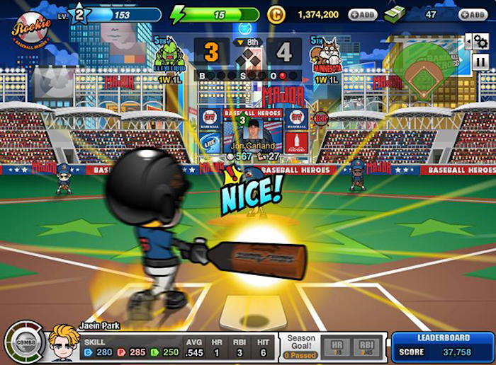 Trucchi Baseball Heroes: colpire automaticamente la pallina