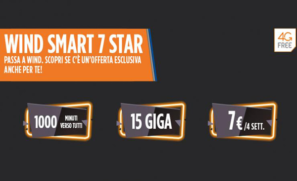 Wind Smart 7 Star, la promozione che infiamma l'estate!