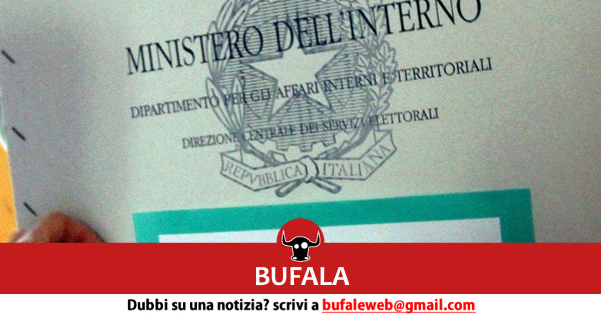 Bufala Facebook sulle schede elettorali precompilate con il simbolo del PD