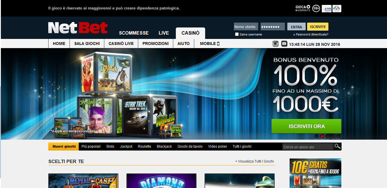 casinò online netbet