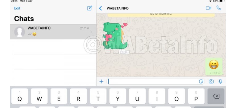 WhatsApp per iPad